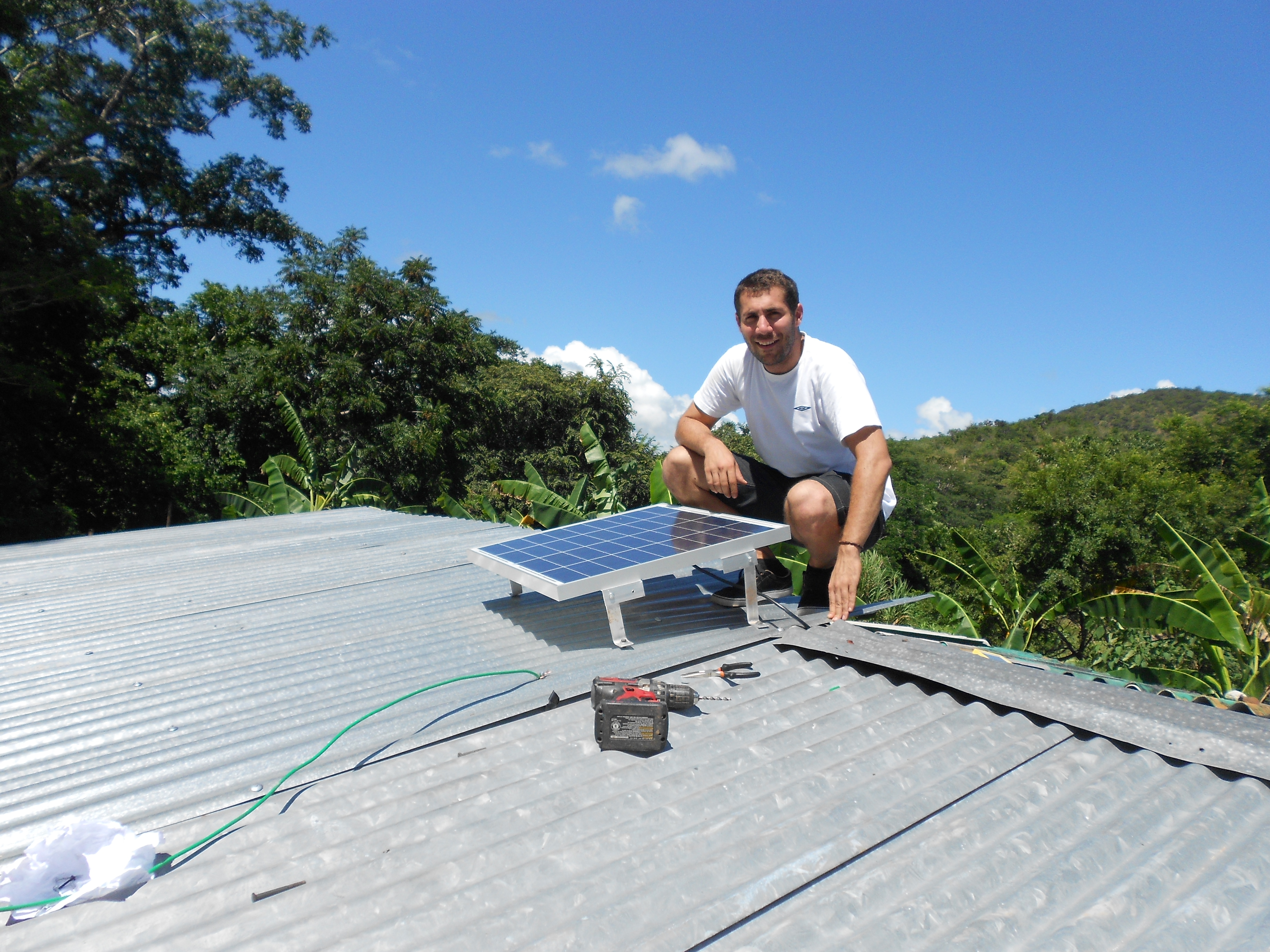 Andrés, working in Nicaragua for the NGO Grupo Fénix