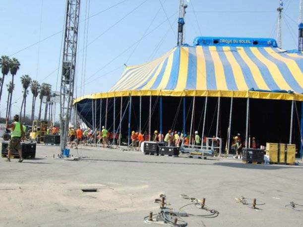 circus, temporary tent