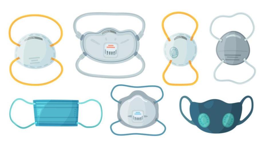 types of breathing masks